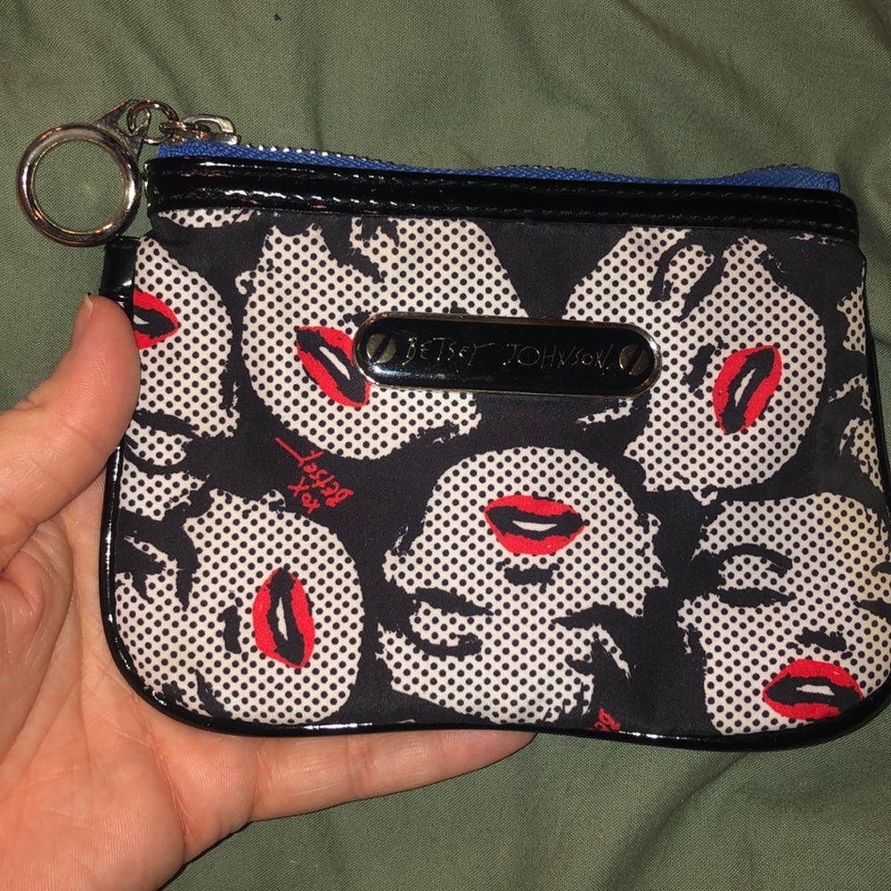 Betsey Johnson makeup bag